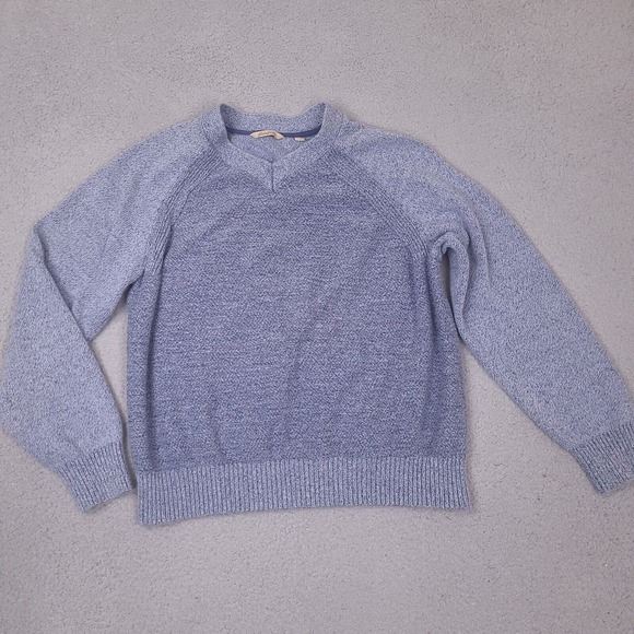 Paradise Collection Sweater Mens XL Blue V-Neck‎ Preppy Pullover Cotton *Read - Picture 1 of 12